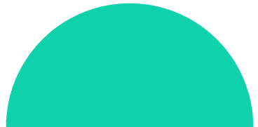 Blue semi-circle